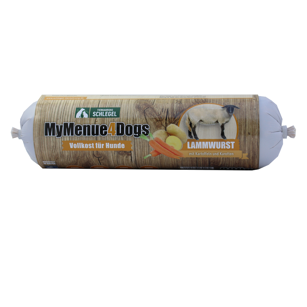 MyMenue4Dogs Lammwurst