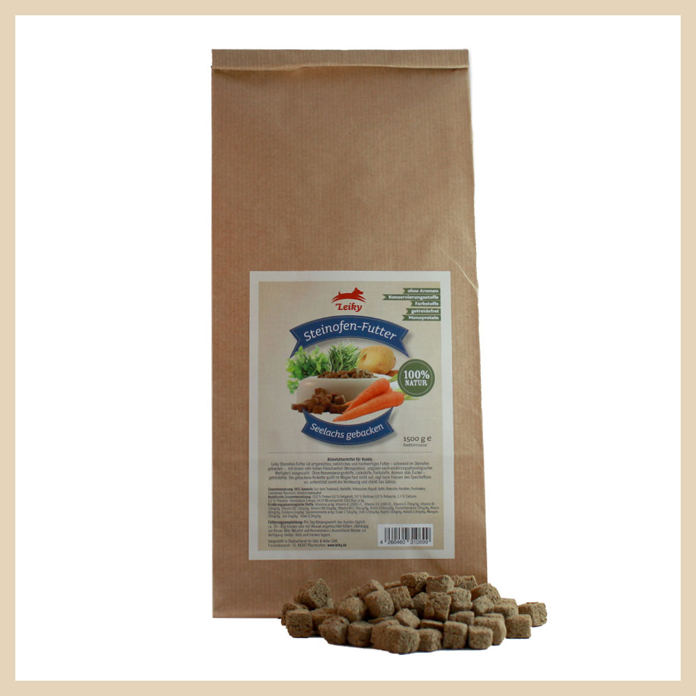 Steinofenfutter Seelachs, 1,5kg